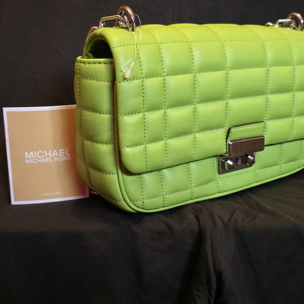 Michael Kors Lime Green Quilted Bag